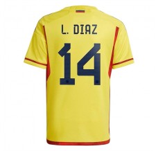Maglia Colombia L.Diaz 14 Divisa Prima 2022