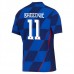 Maglia Croazia Brozović 11 Divisa Trasferta Euro 2024