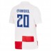 Maglia Croazia Gvardiol 20 Divisa Prima Euro 2024