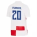Maglia Croazia Gvardiol 20 Divisa Prima Euro 2024