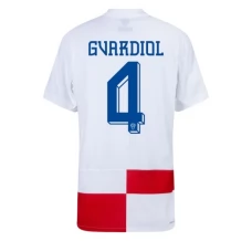 Maglia Croazia Gvardiol 4 Divisa Prima Euro 2024