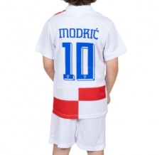 Maglia Croazia Modrić 10 Bambino Divisa Prima Euro 2024