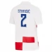 Maglia Croazia Stanišić 2 Divisa Prima Euro 2024