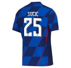 Maglia Croazia Sučić 25 Divisa Trasferta Euro 2024