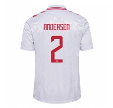 Maglia Danimarca Andersen 2 Divisa Trasferta Euro 2024