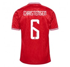 Maglia Danimarca Christensen 6 Divisa Prima Euro 2024