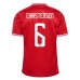 Maglia Danimarca Christensen 6 Divisa Prima Euro 2024