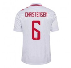 Maglia Danimarca Christensen 6 Divisa Trasferta Euro 2024