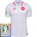 Maglia Danimarca Divisa Trasferta Euro 2024 Patch