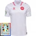 Maglia Danimarca Divisa Trasferta Euro 2024 Patch