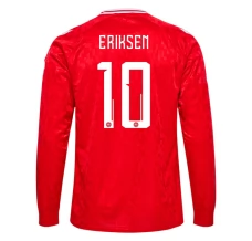 Maglia Danimarca Eriksen 10 Divisa Prima 2024 Manica Lunga