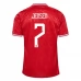 Maglia Danimarca Jensen 7 Divisa Prima Euro 2024