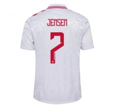Maglia Danimarca Jensen 7 Divisa Trasferta Euro 2024