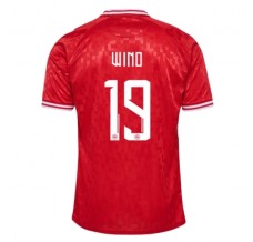 Maglia Danimarca Wind 19 Divisa Prima Euro 2024