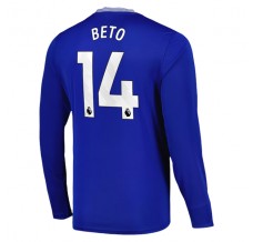 Maglia Everton FC Beto 14 Divisa Prima 2024/25 Manica Lunga