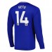 Maglia Everton FC Beto 14 Divisa Prima 2024/25 Manica Lunga