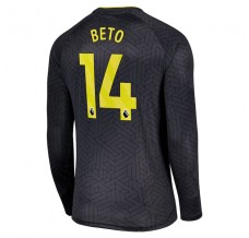 Maglia Everton FC Beto 14 Divisa Trasferta 2024/25 Manica Lunga