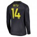 Maglia Everton FC Beto 14 Divisa Trasferta 2024/25 Manica Lunga