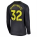 Maglia Everton FC Branthwaite 32 Divisa Trasferta 2024/25 Manica Lunga