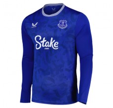 Maglia Everton FC Divisa Prima 2024/25 Manica Lunga