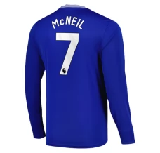 Maglia Everton FC McNeil 7 Divisa Prima 2024/25 Manica Lunga