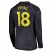 Maglia Everton FC Young 18 Divisa Trasferta 2024/25 Manica Lunga