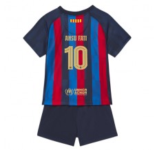 Maglia FC Barcelona Ansu Fati 10 Bambino Divisa Prima 2022/23