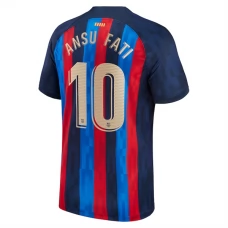 Maglia FC Barcelona Ansu Fati 10 Divisa Prima 2022/23 Maglia FC Barcelona Ansu Fati 10 Divisa Prima 2022/23