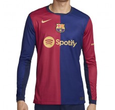Maglia FC Barcelona Divisa Prima 2024/25 Manica Lunga