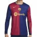 Maglia FC Barcelona Divisa Prima 2024/25 Manica Lunga