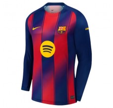 Maglia FC Barcelona Divisa Prima 2025/26 Manica Lunga