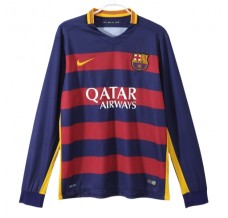 Maglia FC Barcelona Divisa Prima Retro 2015-16 Manica Lunga