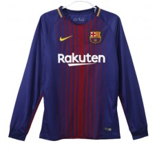 Maglia FC Barcelona Divisa Prima Retro 2017-18 Manica Lunga