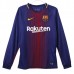Maglia FC Barcelona Divisa Prima Retro 2017-18 Manica Lunga