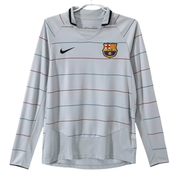 Maglia FC Barcelona Divisa Trasferta Retro 2003-04 Manica Lunga Maglia FC Barcelona Divisa Trasferta Retro 2003-04 Manica Lunga