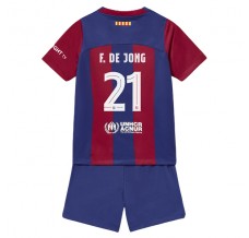 Maglia FC Barcelona F.De Jong 21 Bambino Divisa Prima 2023/24