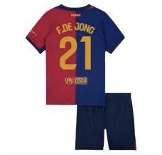 Maglia FC Barcelona F.De Jong 21 Bambino Divisa Prima 2024/25