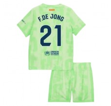 Maglia FC Barcelona F.De Jong 21 Bambino Divisa Terza 2024/25