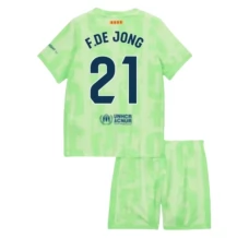 Maglia FC Barcelona F.De Jong 21 Bambino Divisa Terza 2024/25