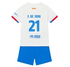 Maglia FC Barcelona F.De Jong 21 Bambino Divisa Trasferta 2023/24