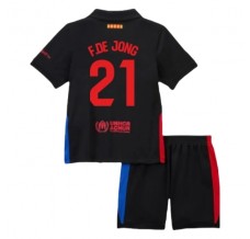 Maglia FC Barcelona F.De Jong 21 Bambino Divisa Trasferta 2024/25
