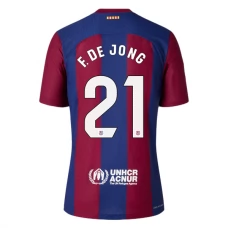 Maglia FC Barcelona F. De Jong 21 Divisa Prima 2023/24 Maglia FC Barcelona F. De Jong 21 Divisa Prima 2023/24