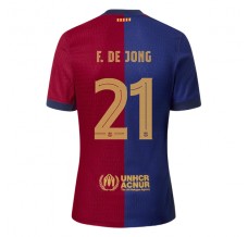 Maglia FC Barcelona F.De Jong 21 Divisa Prima 2024/25