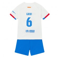 Maglia FC Barcelona Gavi 6 Bambino Divisa Trasferta 2023/24