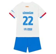 Maglia FC Barcelona Gündoğan 22 Bambino Divisa Trasferta 2023/24 Maglia FC Barcelona Gündoğan 22 Bambino Divisa Trasferta 2023/24