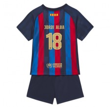 Maglia FC Barcelona Jordi Alba 18 Bambino Divisa Prima 2022/23