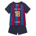 Maglia FC Barcelona Jordi Alba 18 Bambino Divisa Prima 2022/23