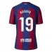 Maglia FC Barcelona Kessie 19 Divisa Prima 2023/24