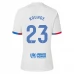 Maglia FC Barcelona Kounde 23 Divisa Trasferta 2023/24