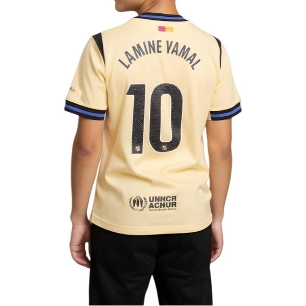 Maglia FC Barcelona Lamine Yamal 10 Kit Gara Away Bambino 2025/26 Maglia FC Barcelona Lamine Yamal 10 Kit Gara Away Bambino 2025/26